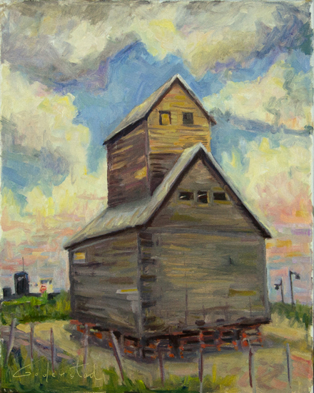 Address Change Painting by Paul Goderstad