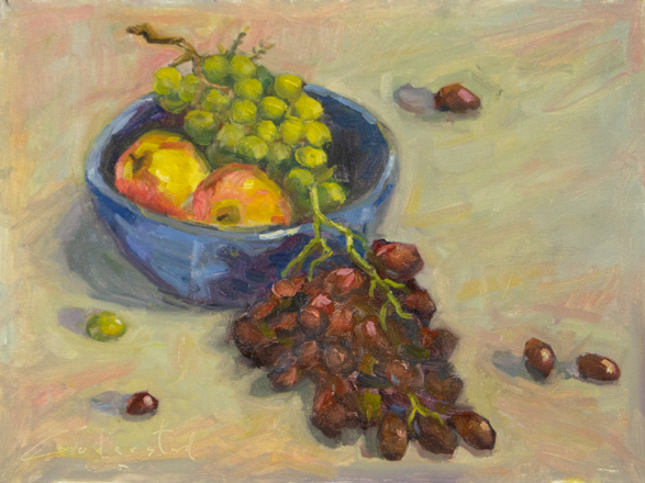 Grape Slide Painting by Paul Goderstad